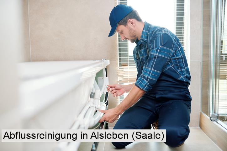 Abflussreinigung in Alsleben (Saale)