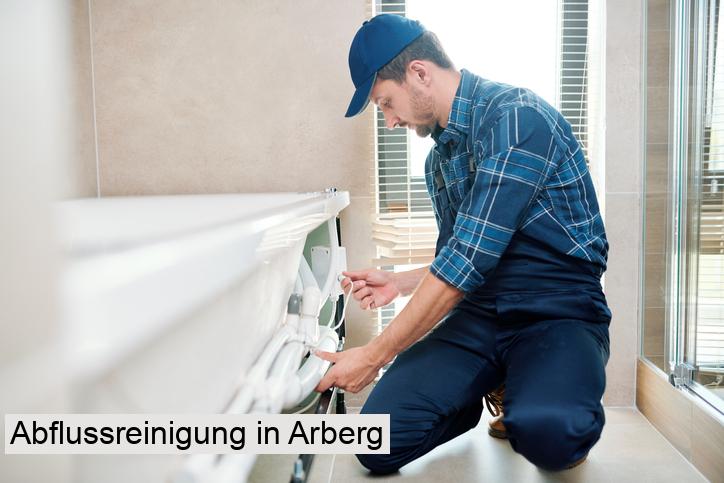 Abflussreinigung in Arberg