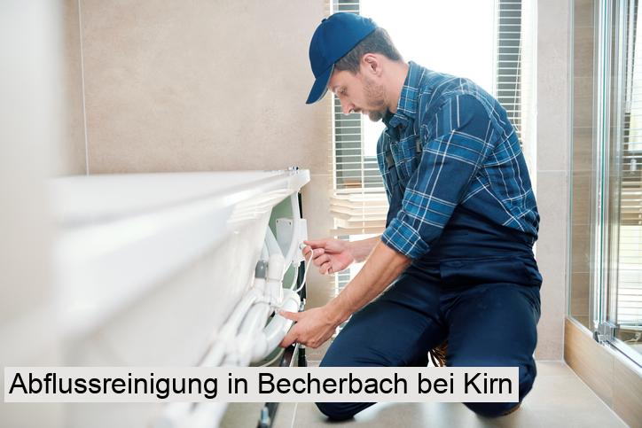 Abflussreinigung in Becherbach bei Kirn
