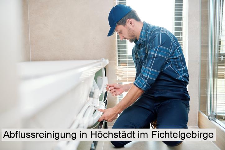 Abflussreinigung in Höchstädt im Fichtelgebirge