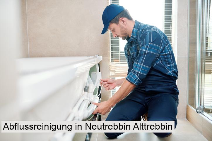 Abflussreinigung in Neutrebbin Alttrebbin